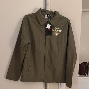 New Balance Men's Khaki Shirt Jacket